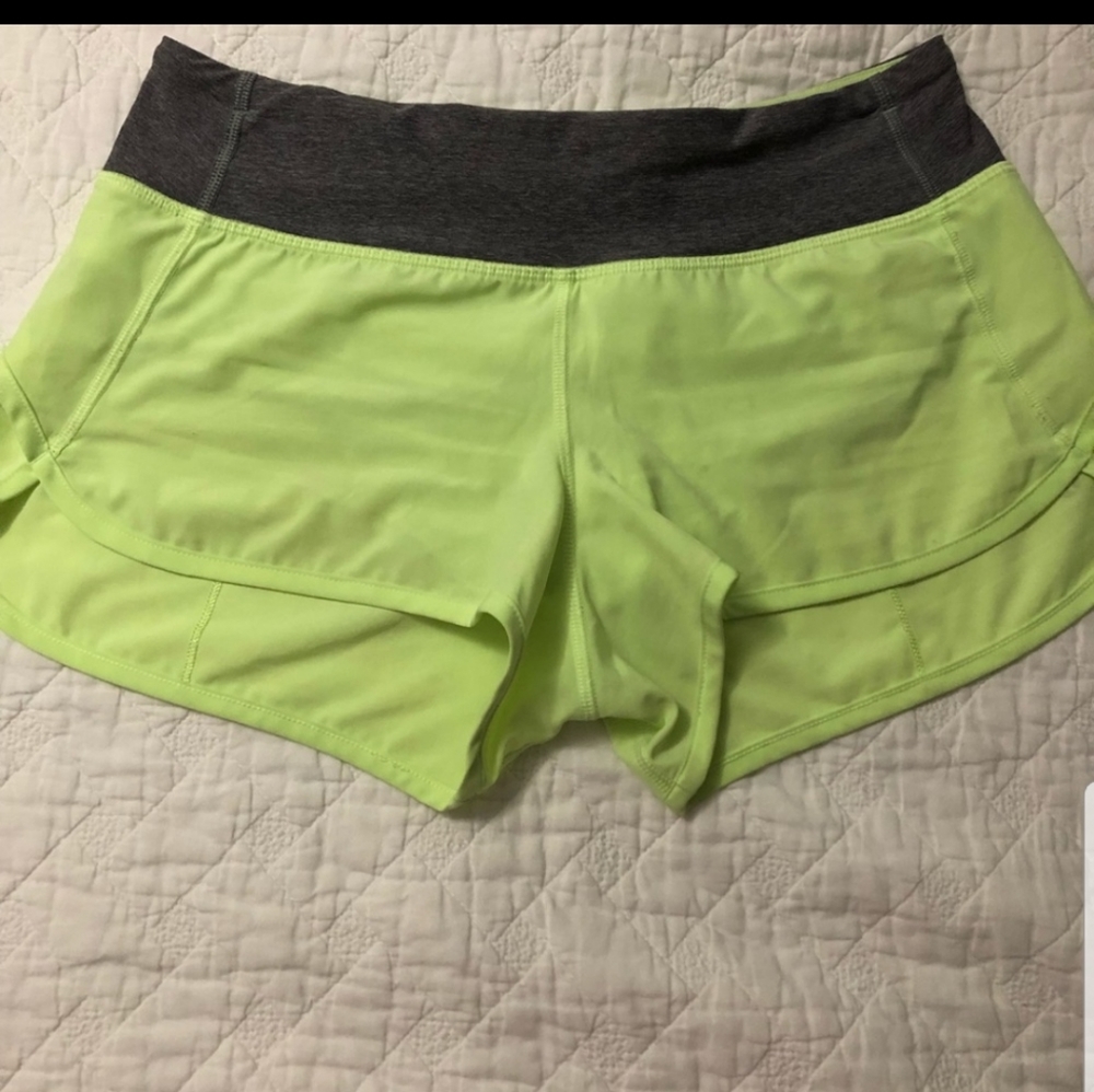 Lululemon speed shorts size 4